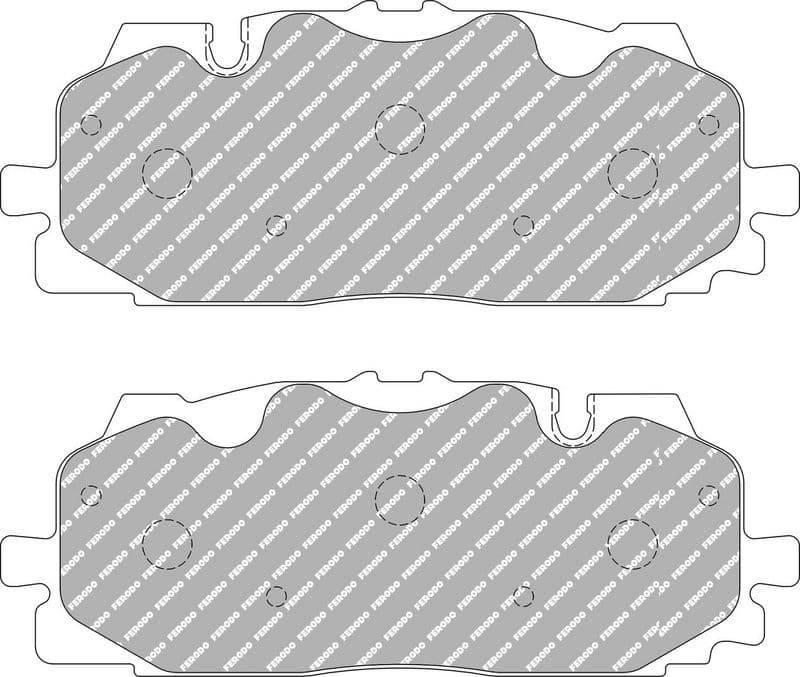 set placute frana,frana disc FERODO FCP4967H