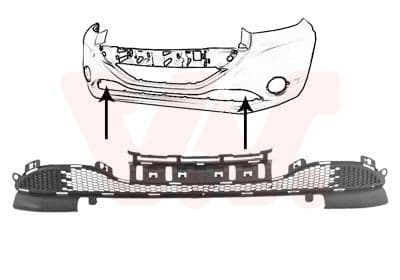 Grila ventilatie, bara protectie VAN WEZEL ** Equipart ** 4034599