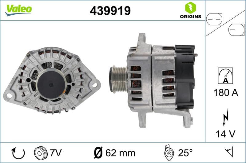 Generator / Alternator VALEO 439919