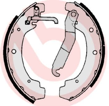 Set saboti frana BREMBO ESSENTIAL LINE S 85 534