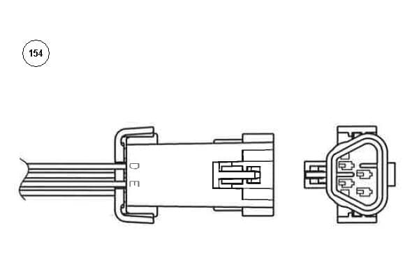 Sonda Lambda NTK 90814