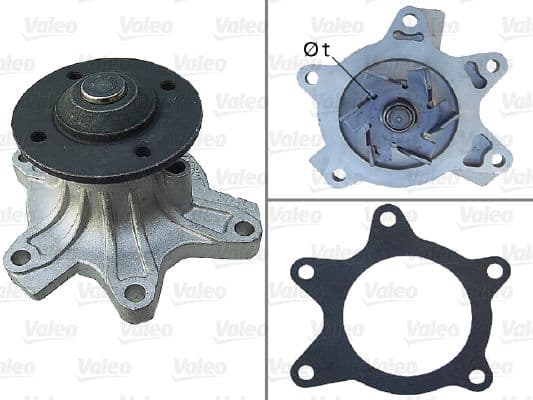 Pompă de apă, răcire motor VALEO 506907