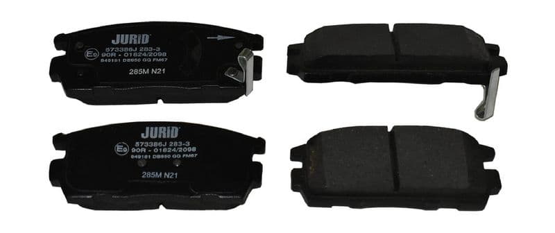 set placute frana,frana disc JURID 573386J