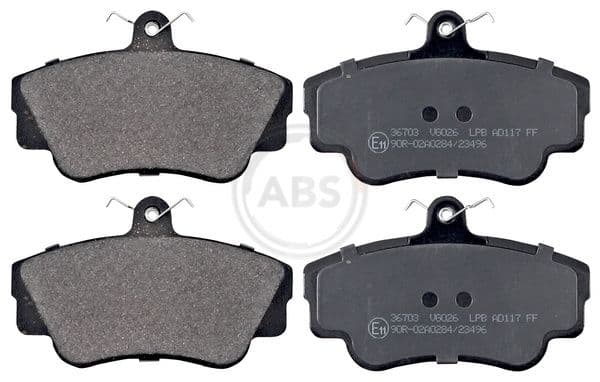 set placute frana,frana disc ABS 36703