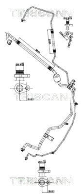 conducta presiune variabila,aer conditionat TRISCAN 9010 28120
