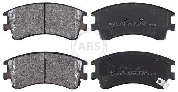 set placute frana,frana disc ABS 37381