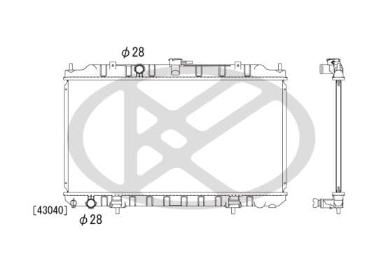 Radiator, racire motor KOYORAD PL021487