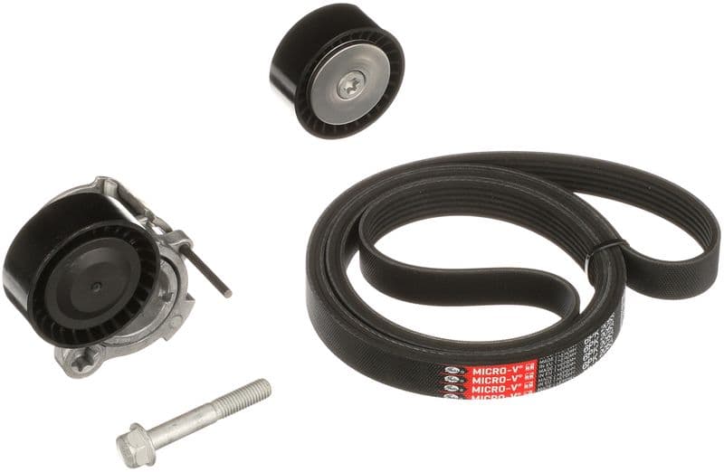 Set curea transmisie cu caneluri GATES Micro-V® K076PK2063