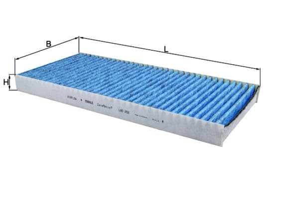 Filtru, aer habitaclu MAHLE CareMetix® LAO 252