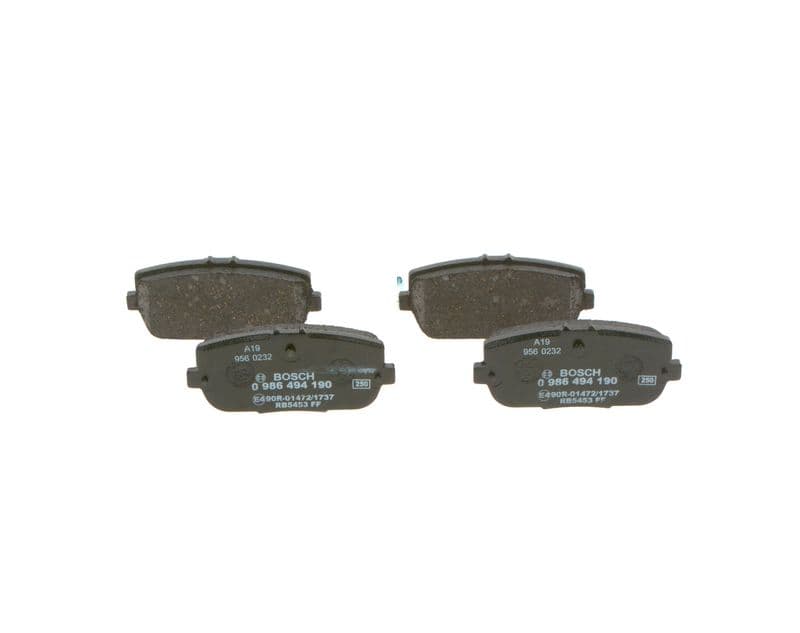 set placute frana,frana disc BOSCH 0 986 494 190