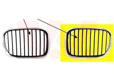 Grila radiator VAN WEZEL 0639511