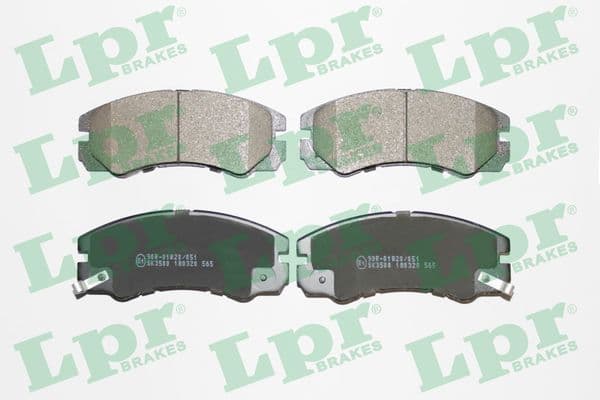 set placute frana,frana disc LPR 05P565