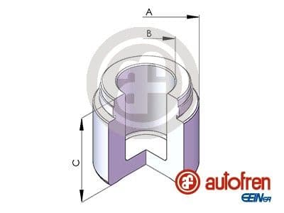 Piston, etrier frana AUTOFREN SEINSA D025485
