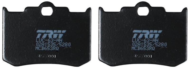 set placute frana,frana disc TRW Organic Sportive MCB653RQ