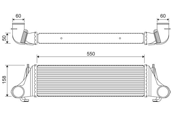 Intercooler, compresor VALEO 818400