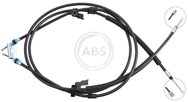 Cablu, frana de parcare ABS K18889