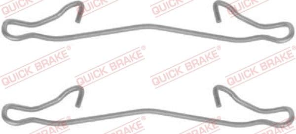 Set accesorii, placute frana QUICK BRAKE 109-1121