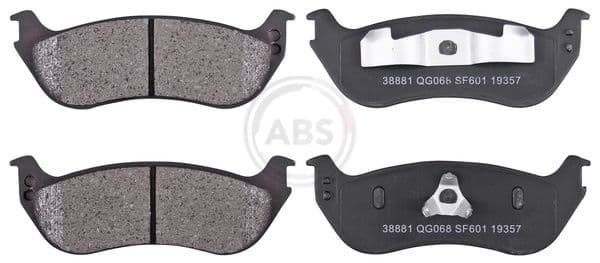 set placute frana,frana disc ABS 38881