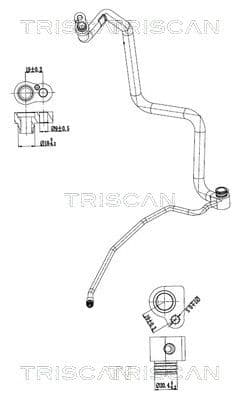 conducta presiune variabila,aer conditionat TRISCAN 9010 11025
