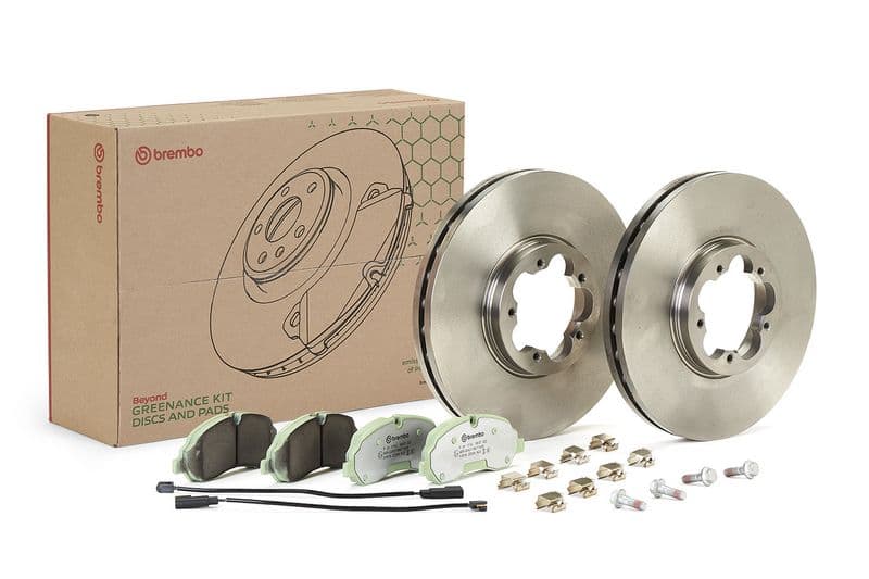 Set frana, frana disc BREMBO BEYOND LINE - Greenance KT 10 059