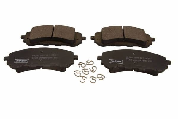 set placute frana,frana disc MAXGEAR 19-3383