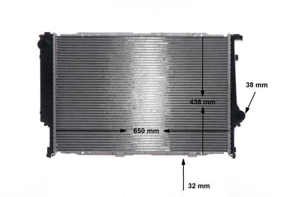 Radiator, racire motor MAHLE BEHR CR 287 000S