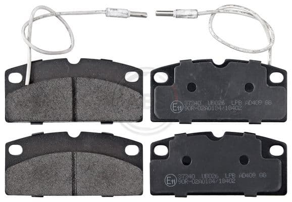 set placute frana,frana disc ABS 37340