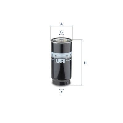 filtru combustibil UFI 24.273.00