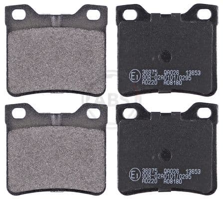 set placute frana,frana disc ABS 36975