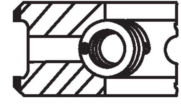 Set segmenti piston MAHLE WG1200962