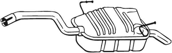 Toba esapament finala BOSAL 190-905