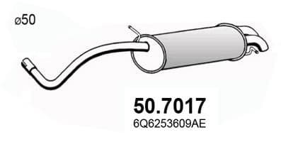 Toba esapament finala ASSO 50.7017