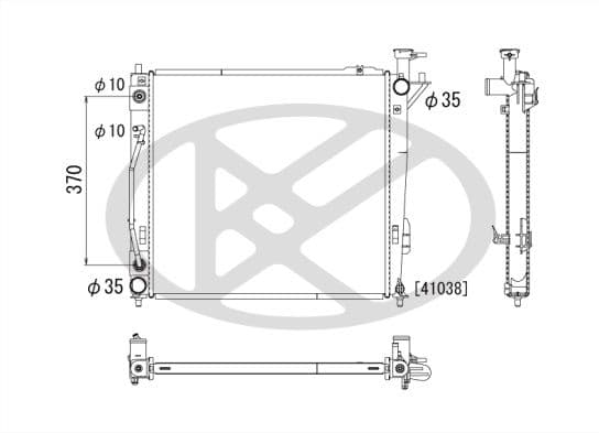 Radiator, racire motor KOYORAD PL812851