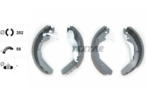 Set saboti frana TEXTAR 91027600