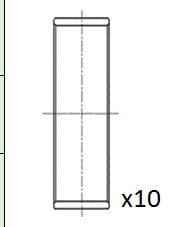 Cuzinet bielă FAI AutoParts BB2073-STD