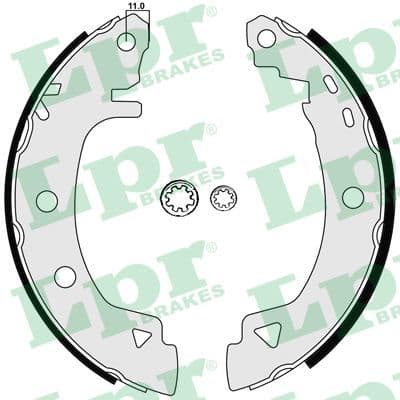 Set saboti frana LPR 04920