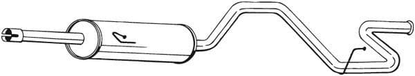 Toba esapament finala BOSAL 287-357