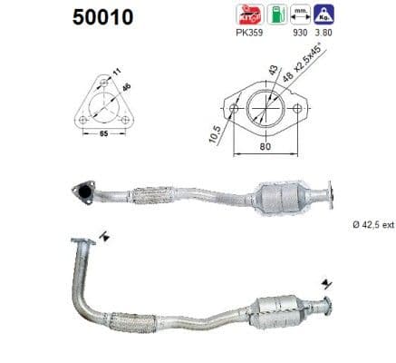 Catalizator AS-PL 50010