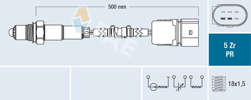 Sonda Lambda FAE 75038