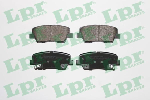 set placute frana,frana disc LPR 05P1625