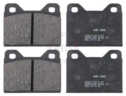 set placute frana,frana disc ABS 36051