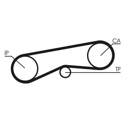Curea de distributie CONTINENTAL CTAM CT780
