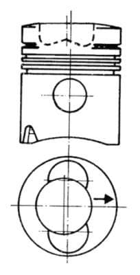 Piston KOLBENSCHMIDT 93280600