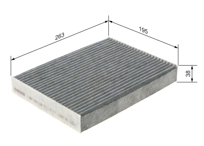 Filtru, aer habitaclu BOSCH 1 987 432 538