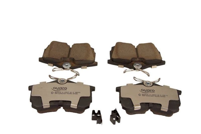 set placute frana,frana disc QUARO SILVER CERAMIC QP6972C