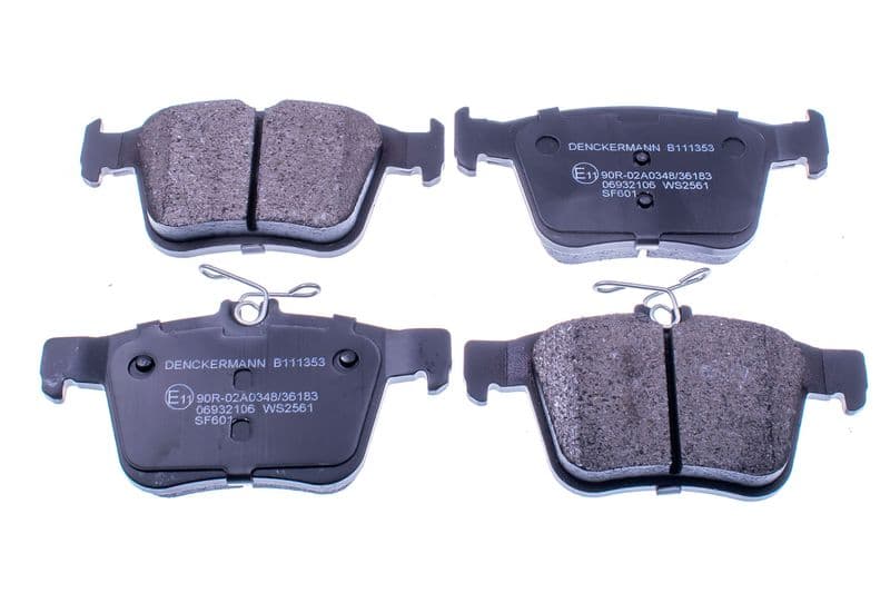 set placute frana,frana disc DENCKERMANN B111353