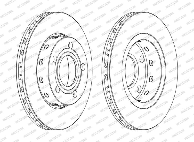 Disc frana FERODO PREMIER DDF1887C