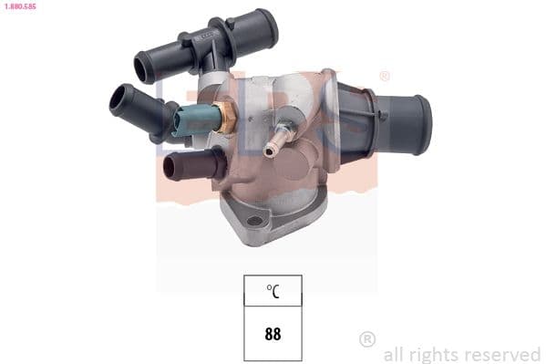 termostat,lichid racire EPS Made in Italy - OE Equivalent 1.880.585