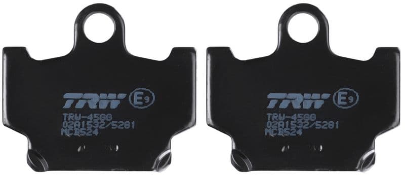 set placute frana,frana disc TRW Organic Allround MCB524