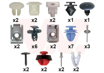 Set montaj, aripa laterala VAN WEZEL 0984796